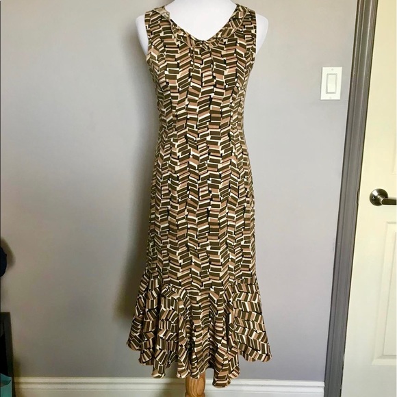 Art Deco Geometric Dress - Picture 2 of 6